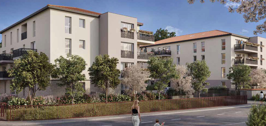 Programme immobilier neuf Le Clos des Amandiers - Jassans-Riottier quartier résidentiel à proximité du centre et bus (01480) - Référence : 14295