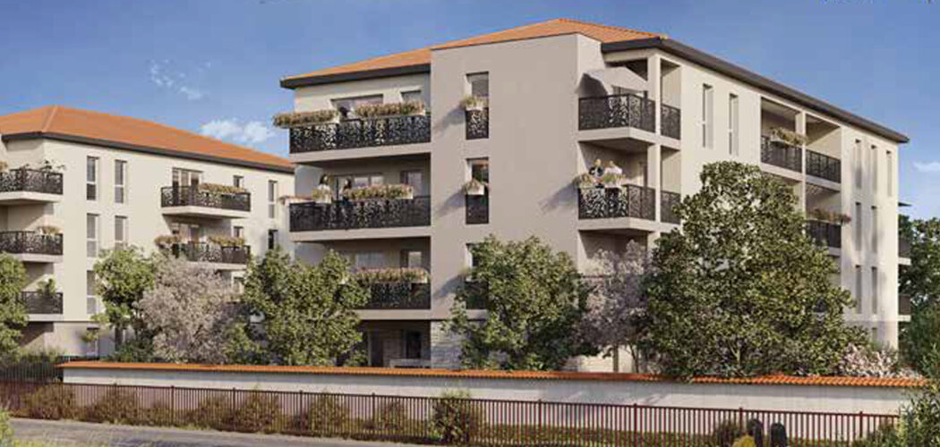 Programme immobilier neuf Le Clos des Amandiers - Jassans-Riottier quartier résidentiel à proximité du centre et bus (01480) - Référence : 14295