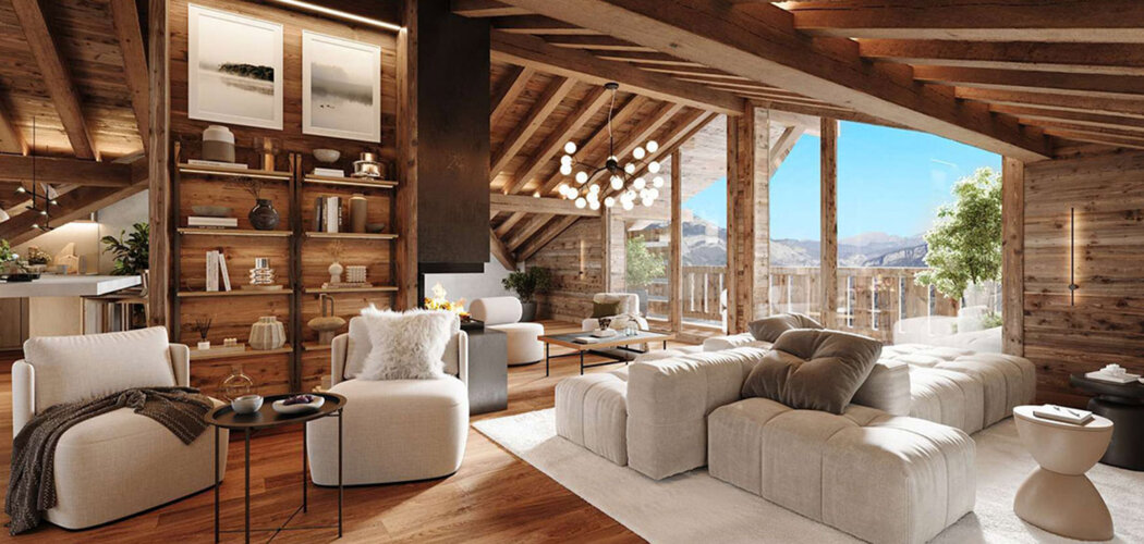 Programme immobilier neuf Chalets ISQUI - La Clusaz chalets de standing au pied des pistes massif des Aravis (74220) - Référence : 17117