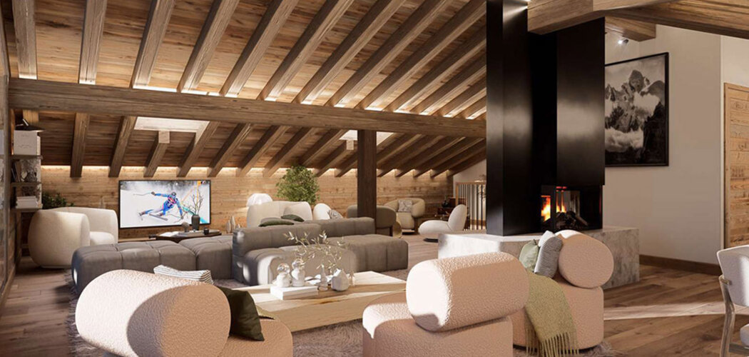 Programme immobilier neuf Chalets ISQUI - La Clusaz chalets de standing au pied des pistes massif des Aravis (74220) - Référence : 17117