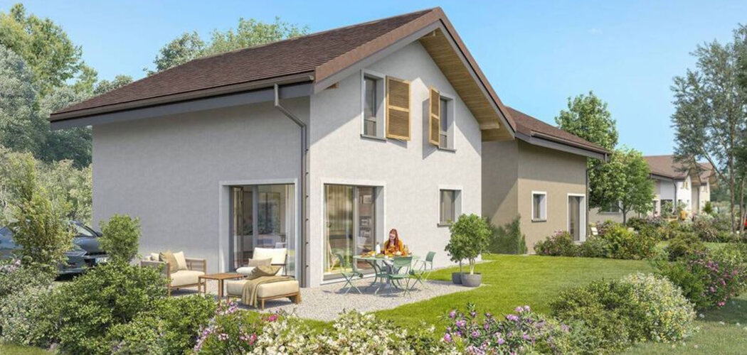 Programme immobilier neuf ESPRIT VILLAGE - La Motte-Servolex maisons familiales en Savoie (73290) - Référence : 17349