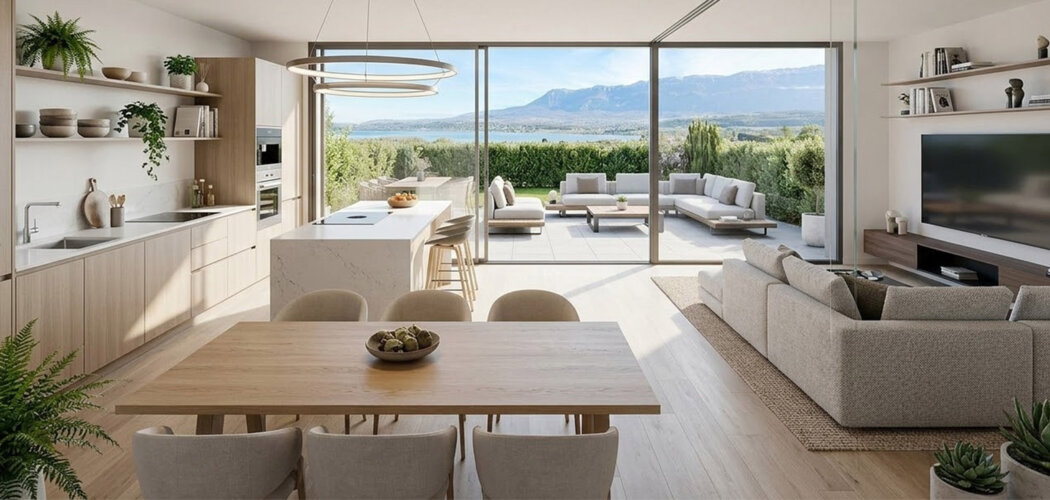 Programme immobilier neuf AZURIA - La Motte-Servolex vues dégagées sur le lac (73290) - Référence : 16129