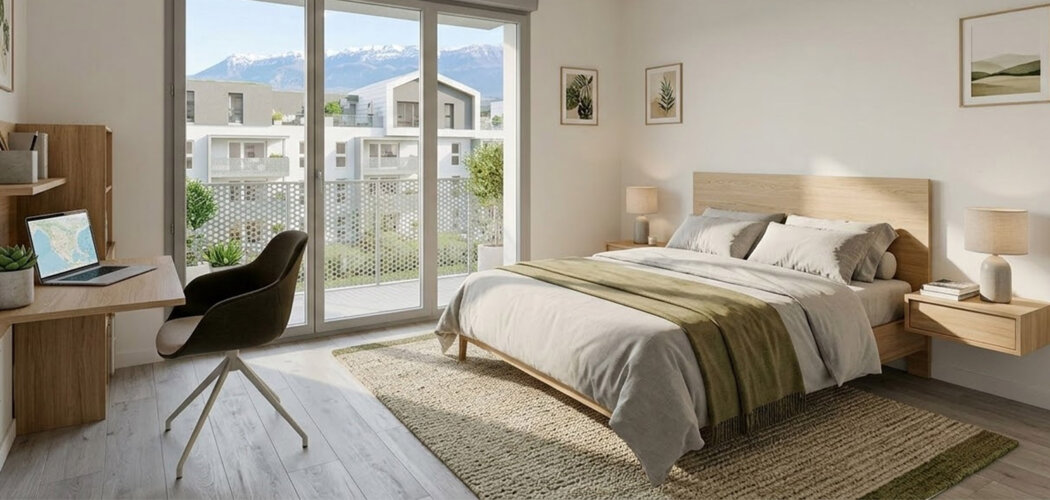 Programme immobilier neuf AZURIA - La Motte-Servolex vues dégagées sur le lac (73290) - Référence : 16129
