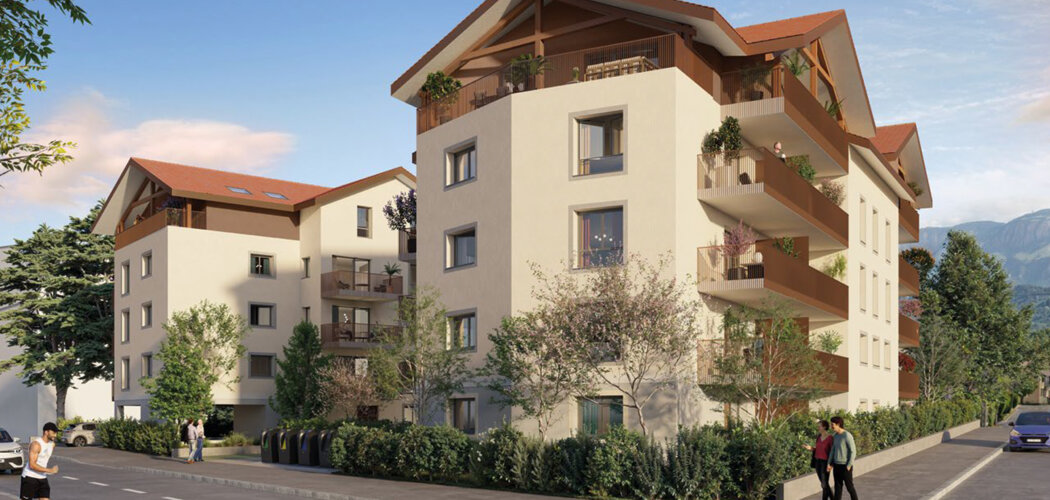 Programme immobilier neuf L'ECRIN DES SOURCES - La Roche-sur-Foron centre à 3 min en voiture de la gare L2 et L3 (74800) - Référence : 17622