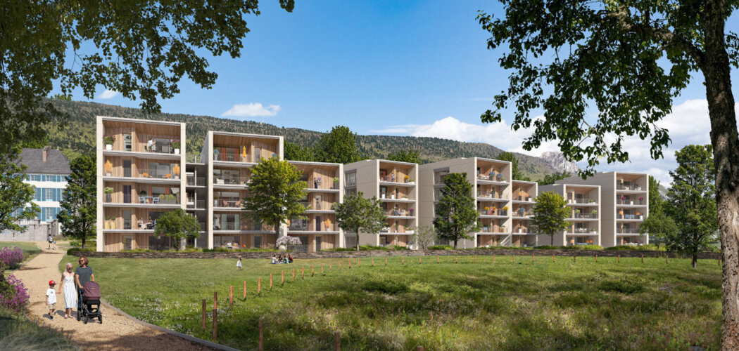 Programme immobilier neuf Le Domaine de Buttet - Le Bourget-du-Lac : logements neufs T2–T5 proche des commerces et de la plage (73370) - Référence : 15738