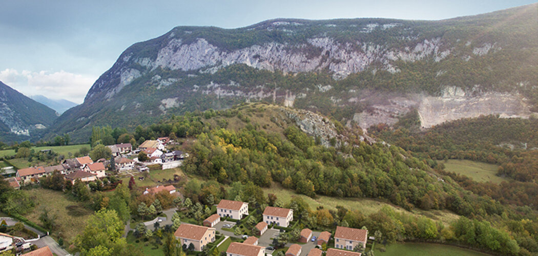 Programme immobilier neuf LES BALCONS DES MÉSANGES - Léaz : Résidence T2–T4 avec jardins clos et ensoleillement optimal en cœur de ville (01200) - Référence : 1406