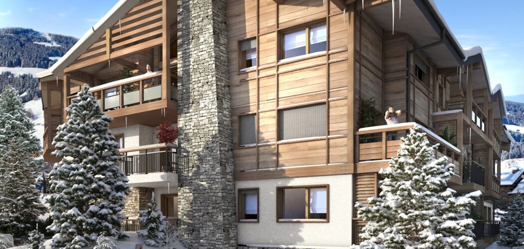 Programme immobilier neuf EDELWEISS - Les Gets : logements neufs lumineux et fonctionnels en station de ski (74260) - Référence : 7336