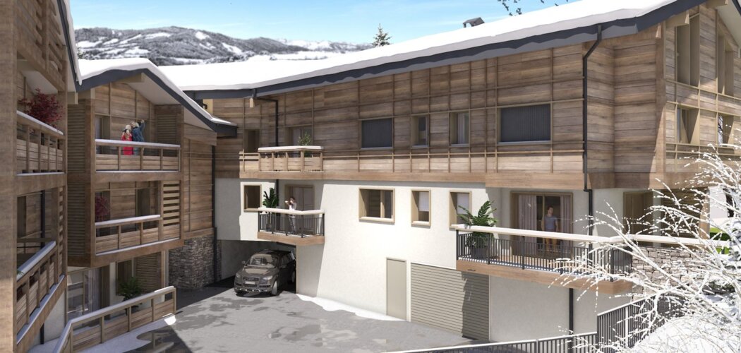 Programme immobilier neuf EDELWEISS - Les Gets : logements neufs lumineux et fonctionnels en station de ski (74260) - Référence : 7336