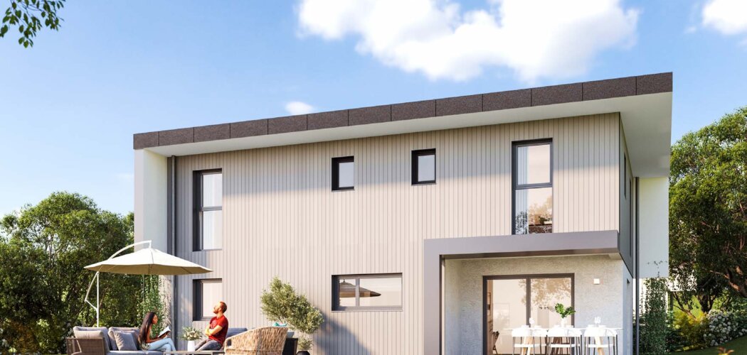 Programme immobilier neuf Les Vergers de Marcel + Domaine Les Marcellines - Les Ollières : logements neufs T2–T6 proche d’Annecy et des montagnes (74570) - Référence : 15794