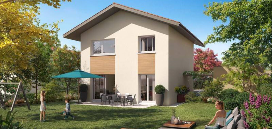 Programme immobilier neuf Villa des Sens - Loisin : logements neufs sécurisés et verdoyants proche des commodités
 (74140) - Référence : 8289