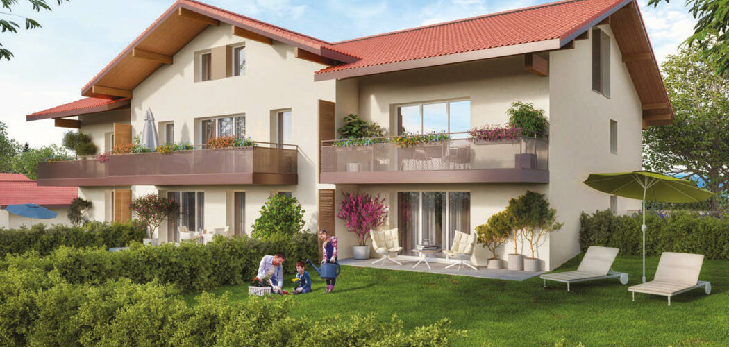 Programme immobilier neuf L'Orée - Lully  à 5 proximité de Bons-en-Chablais en 5 min (74890) - Référence : 16196