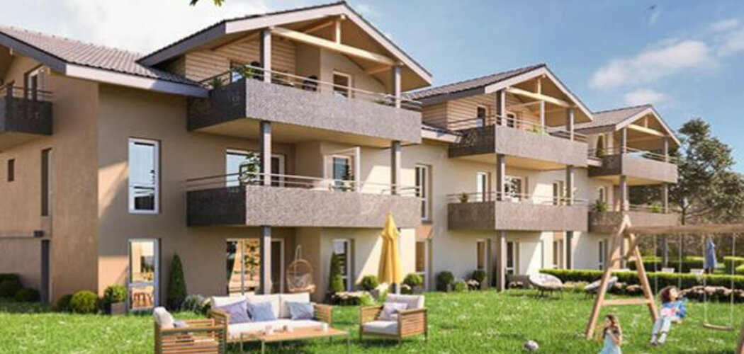 Programme immobilier neuf LE CLOS DE SECHEX - Margencel : appartements T3-T5 et maisons avec extérieurs en pleine nature (74200) - Référence : 2927