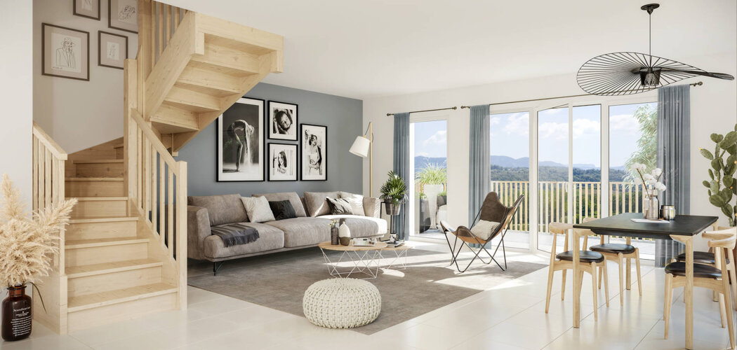 Programme immobilier neuf LA CLÉ DES CHAMPS - Marigny-Saint-Marcel : Résidence T2–T5 avec cadre naturel et confort optimisé proche de Rumilly (74150) - Référence : 4739