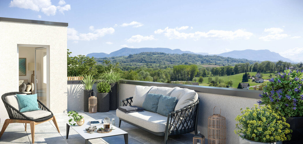 Programme immobilier neuf LA CLÉ DES CHAMPS - Marigny-Saint-Marcel : Résidence T2–T5 avec cadre naturel et confort optimisé proche de Rumilly (74150) - Référence : 4739