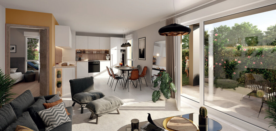 Programme immobilier neuf LE CLOS D'ACHILLE - Massieux à proximité des quais de Saône (01600) - Référence : 8233