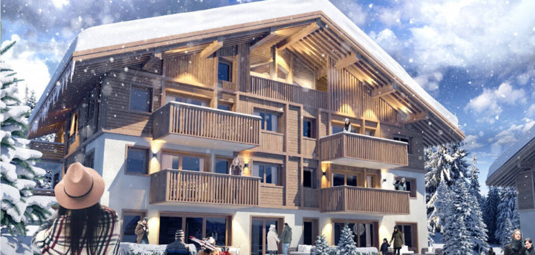 Programme immobilier neuf SILVER LODGES - Megève : Résidence T2–T5 avec architecture alpine et confort sécurisé en plein cœur de la nature (74120) - Référence : 4416