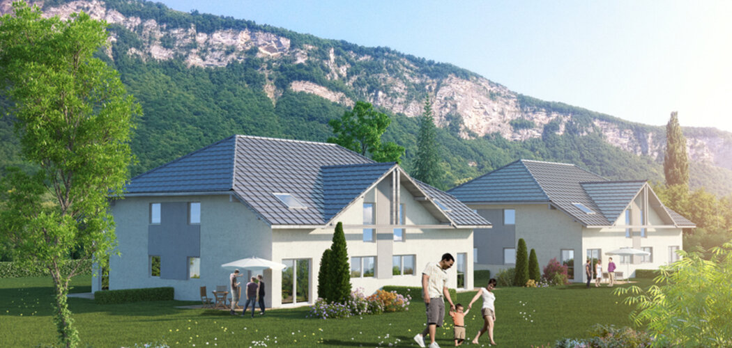 Programme immobilier neuf LES CARRÉS PRAIRIALS - Méry : Résidence T2–T4 avec espaces extérieurs et isolation RT2012 dans un cadre verdoyant (73420) - Référence : 1236