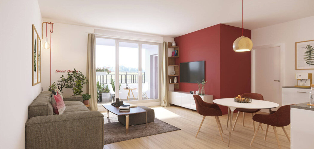 Programme immobilier neuf AUTHENTI'K - Miribel : Résidence T2–T5 avec luminosité naturelle et espaces extérieurs proche des commodités (01700) - Référence : 3472