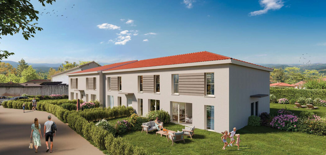 Programme immobilier neuf COTE HENRIETTES - Misérieux centre proche de Lyon en 35 min (01600) - Référence : 13827