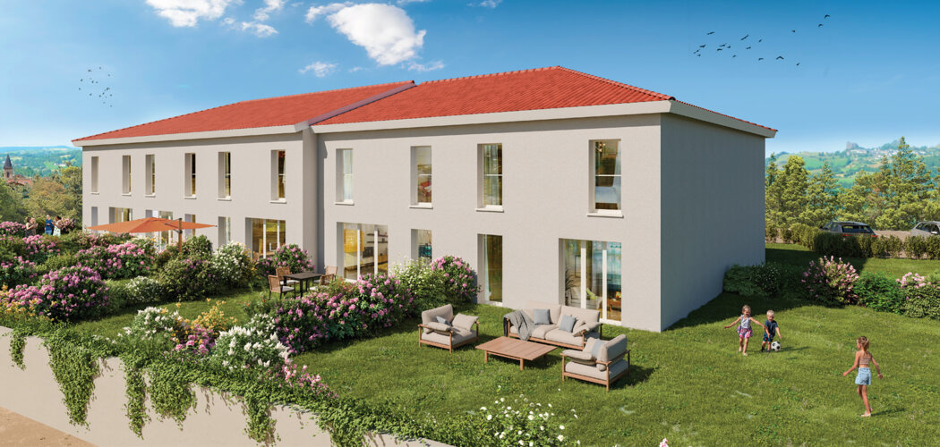 Programme immobilier neuf COTE HENRIETTES - Misérieux centre proche de Lyon en 35 min (01600) - Référence : 13827