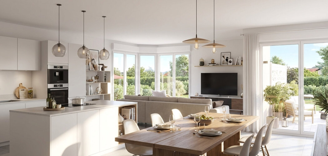 Programme immobilier neuf LE DOMAINE DU SALEVE - Monnetier-Mornex maisons neuves au pied du Salève (74560) - Référence : 13903