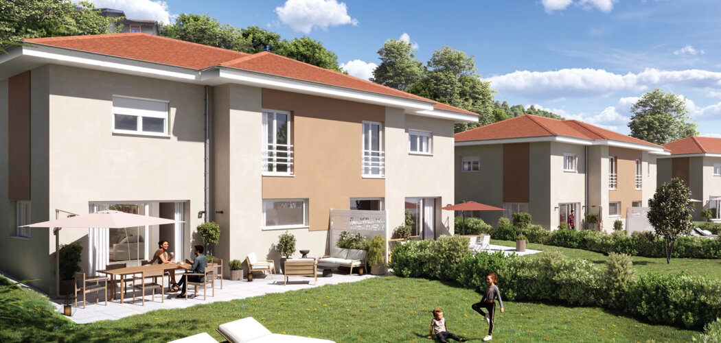 Programme immobilier neuf LE DOMAINE DU SALEVE - Monnetier-Mornex maisons neuves au pied du Salève (74560) - Référence : 13903
