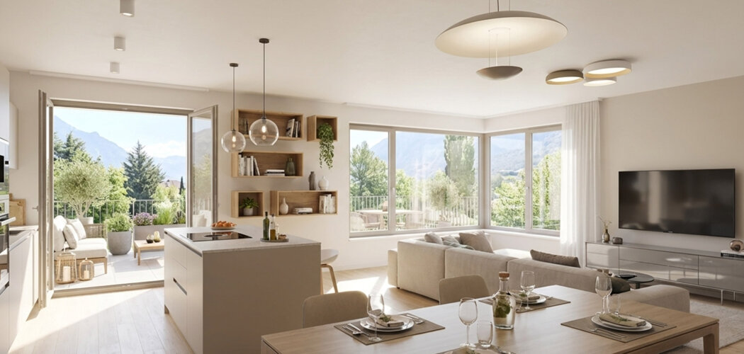 Programme immobilier neuf SURYA - Montmélian avec vues montagnes et logements lumineux (73800) - Référence : 17139