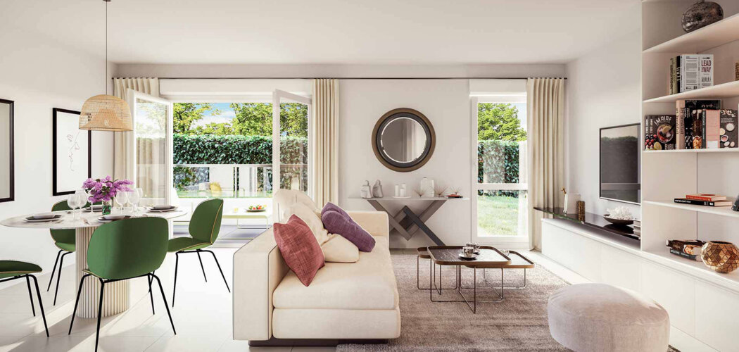 Programme immobilier neuf Les jardins des Prés Nouveaux - Mouxy : Résidence T2–T5 avec cadre montagnard et confort optimisé proche des commodités (73100) - Référence : 6597