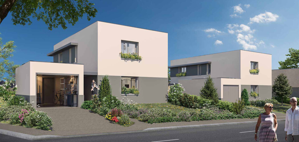 Programme immobilier neuf Les jardins des Prés Nouveaux - Mouxy : Résidence T2–T5 avec cadre montagnard et confort optimisé proche des commodités (73100) - Référence : 6597