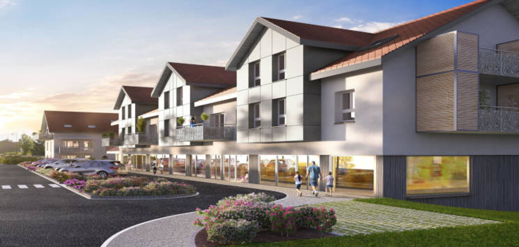 Programme immobilier neuf COEUR NANGY - Nangy : Résidence T2–T4 avec cadre montagneux et luminosité optimale proche d’Annemasse (74380) - Référence : 4228