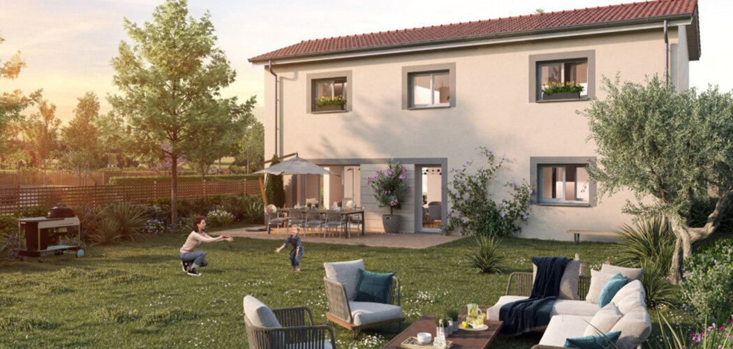 Programme immobilier neuf LE CLOS DUNANT - Niévroz maison près du  lac à vélo (01120) - Référence : 14271