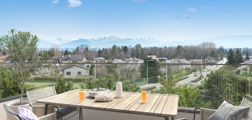 Programme immobilier neuf RESONANCE - Ornex : logements neufs T2–T4 proche de la frontière suisse (01210) - Référence : 12988