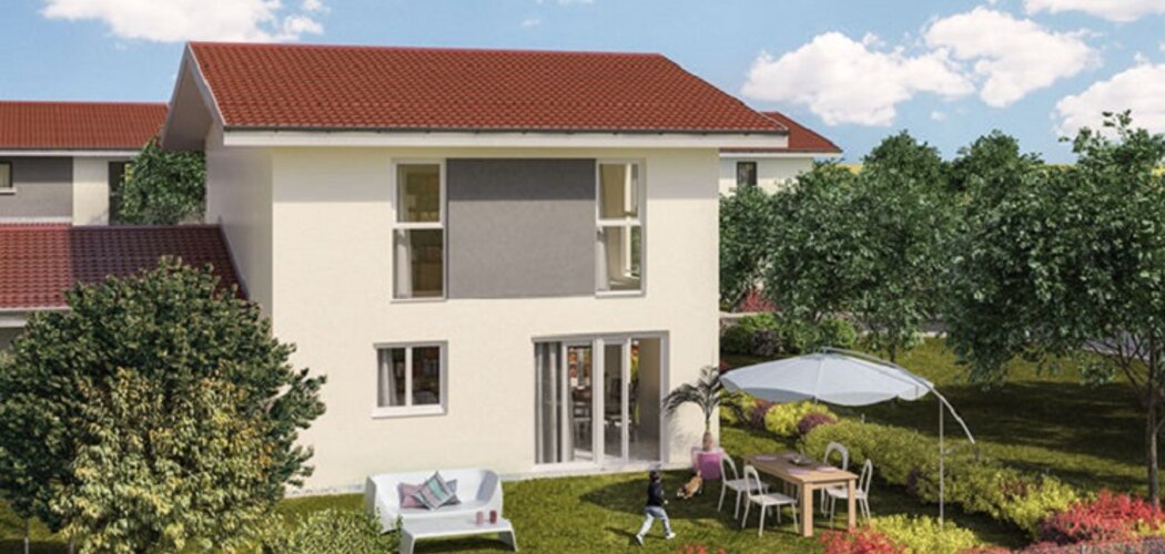 Programme immobilier neuf LE TWIST - Passy : Maisons neuves T4–T5 avec jardins privatifs et espaces verts (74190) - Référence : 2427