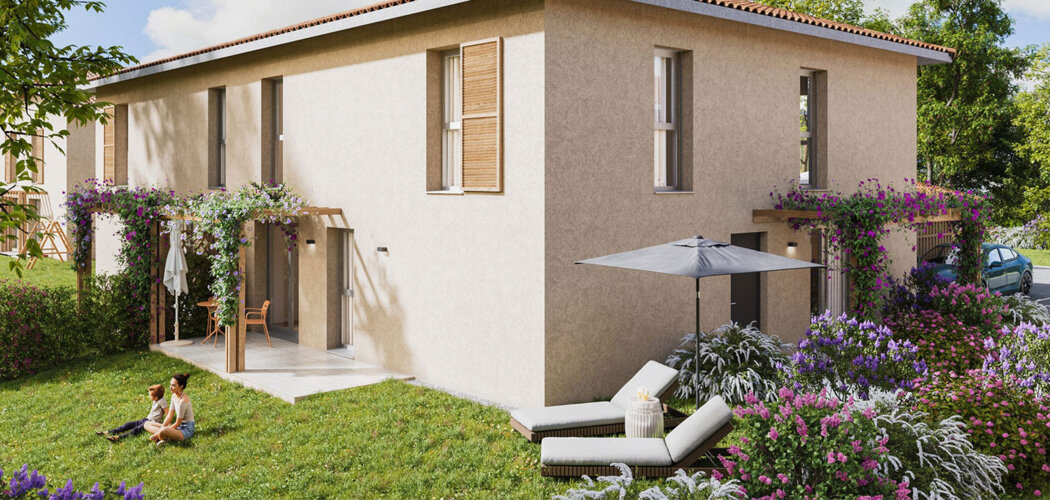 Programme immobilier neuf HARMONY - Pérouges duplex neufs entre nature et proximité de Lyon (01800) - Référence : 14117