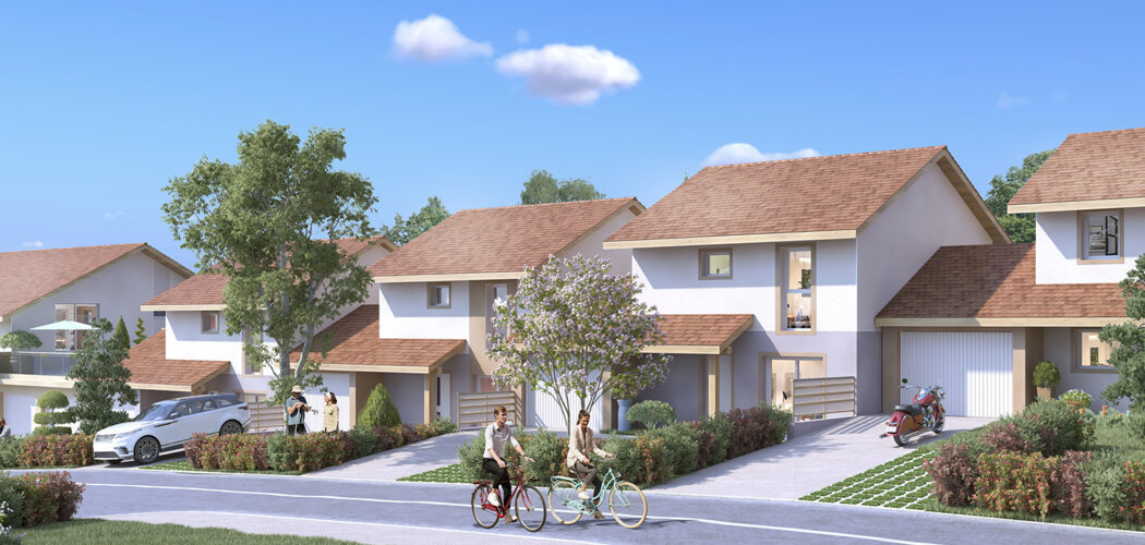 Programme immobilier neuf LES JARDINS DU GENEVRAY - Perrignier à proximité du centre-bourg (74550) - Référence : 12877