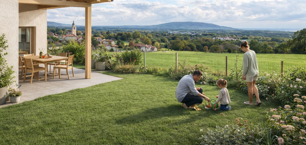 Programme immobilier neuf LE DOMAINE DU MOULIN - Perrignier logements neufs entre Genève et Lac Léman (74550) - Référence : 17029