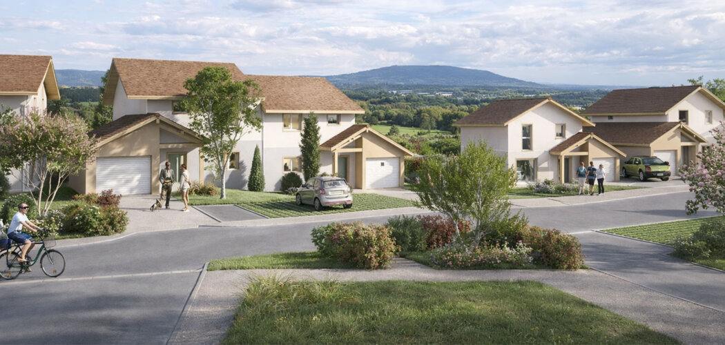 Programme immobilier neuf LE DOMAINE DU MOULIN - Perrignier logements neufs entre Genève et Lac Léman (74550) - Référence : 17029