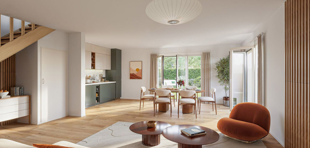 Programme immobilier neuf Le domaine du Golf - Porte de Savoie cadre naturel villas et maisons avec jardin (73800) - Référence : 17193
