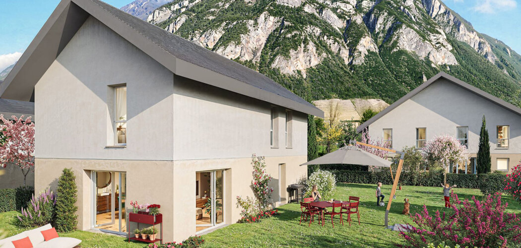 Programme immobilier neuf Le domaine du Golf - Porte de Savoie cadre naturel villas et maisons avec jardin (73800) - Référence : 17193