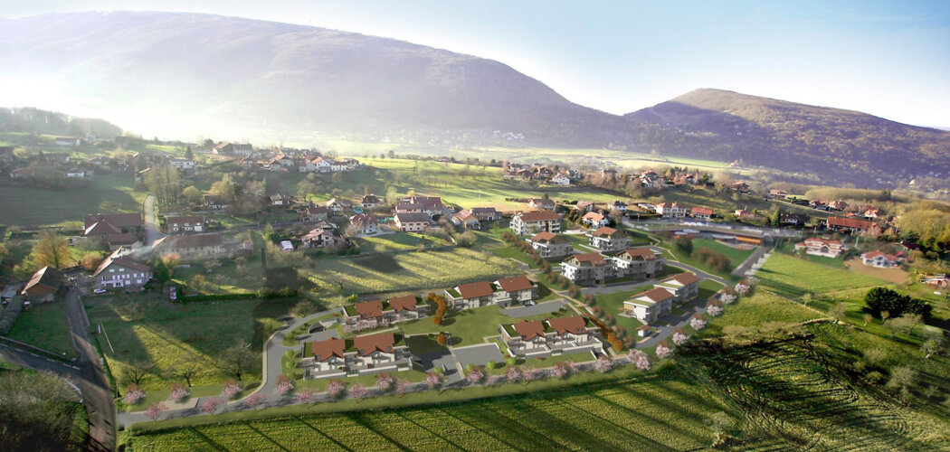 Programme immobilier neuf LE CHATENAY - Reignier-Esery : Résidence T2–T4 avec cadre verdoyant et équipements haut de gamme proche des espaces naturels (74930) - Référence : 4658