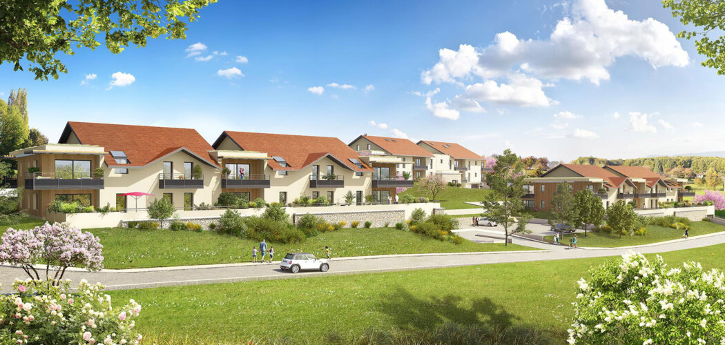 Programme immobilier neuf LE CHATENAY - Reignier-Esery : Résidence T2–T4 avec cadre verdoyant et équipements haut de gamme proche des espaces naturels (74930) - Référence : 4658