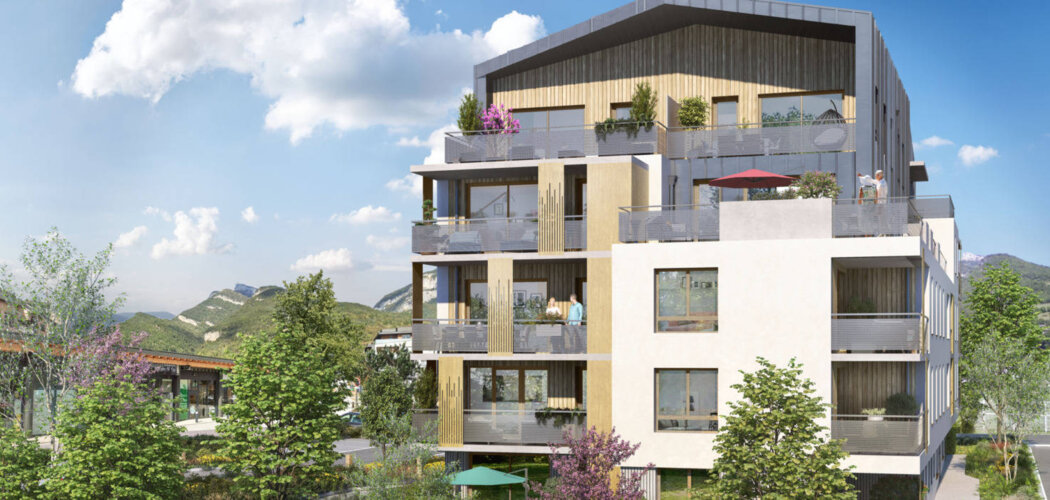 Programme immobilier neuf RESIDENCE SESAME - Saint-Alban-Leysse au cœur du bourg proche du lac du Bourget (73230) - Référence : 11787