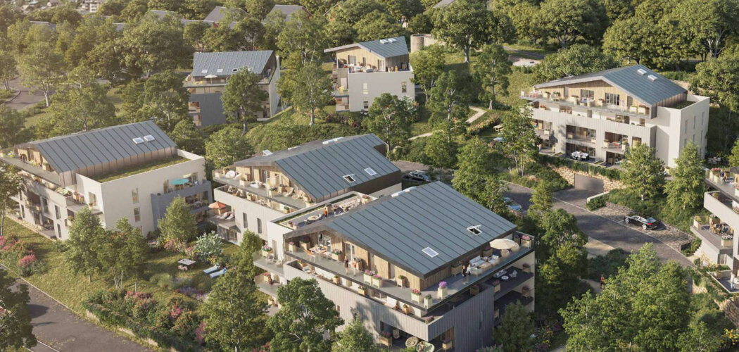 Programme immobilier neuf DOMAINE DE LA CROIX - Saint-Alban-Leysse : logements neufs T2–T5 proche de Chambéry et des montagnes (73230) - Référence : 15749