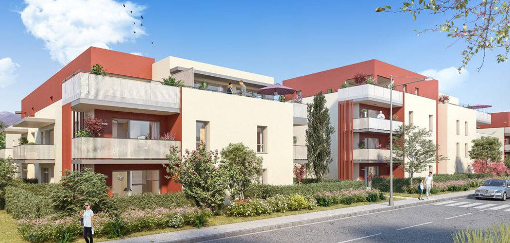 Programme immobilier neuf RESIDENCE CARMINA - Saint-Baldoph : Résidence T2–T5 avec espaces extérieurs et confort moderne proche de Chambéry (73190) - Référence : 4066