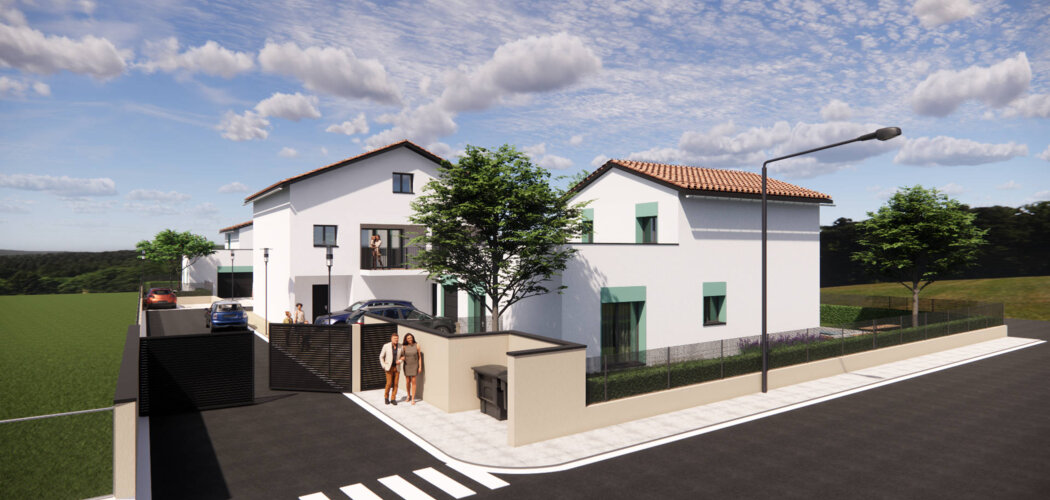 Programme immobilier neuf LE CLOS DU STADE - Saint-Denis-en-Bugey à proximité de la gare vers Lyon (01500) - Référence : 8926