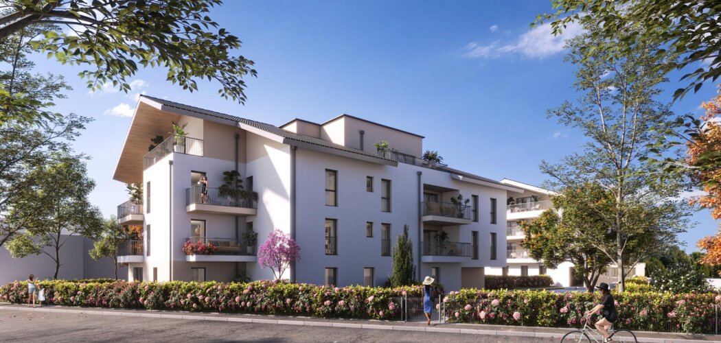 Programme immobilier neuf SYMBIOSE - Saint-Félix, logements neufs et proximité Grand Annecy en cœur de village (74540) - Référence : 15972