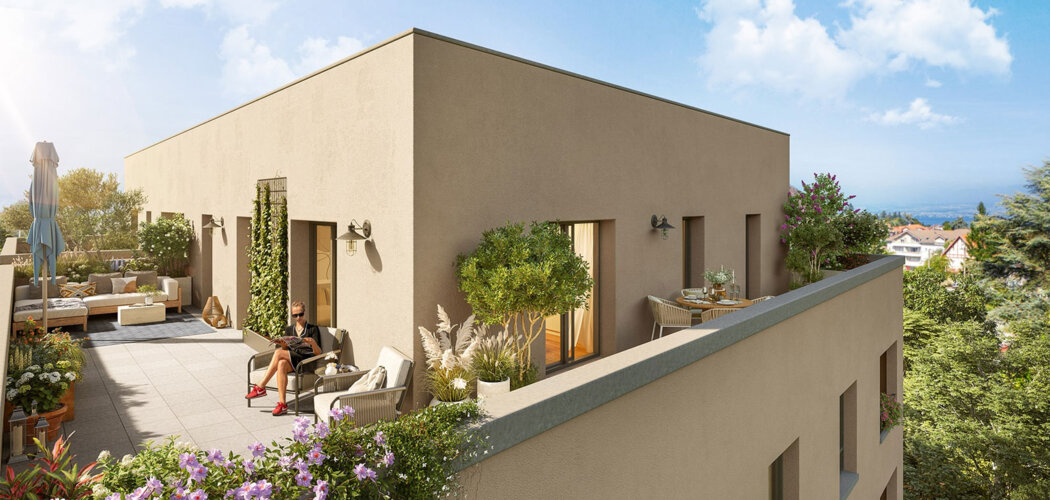Programme immobilier neuf LES 3 MOULINS - Saint-Julien-en-Genevois logements neufs à deux pas de Genève (74160) - Référence : 17024
