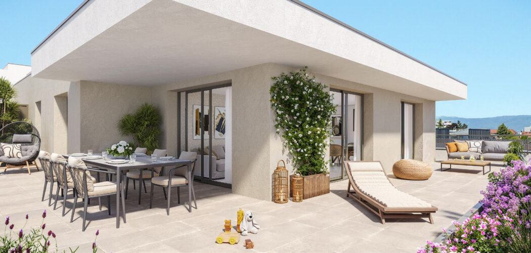 Programme immobilier neuf PARENTHESE - Saint-Julien-en-Genevois, résidence proche gare SNCF et frontière suisse (74160) - Référence : 17605