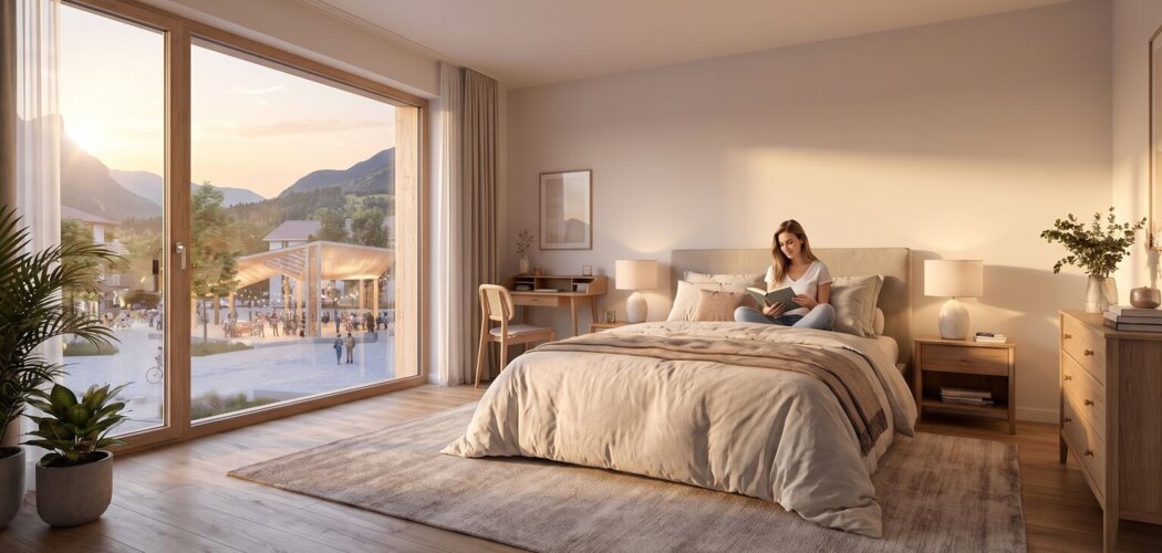 Programme immobilier neuf Cœur de ville - Saint-Pierre-en-Faucigny cadre durable avec commerces et mobilités douces (74800) - Référence : 17977