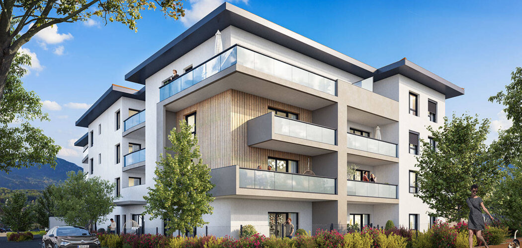 Programme immobilier neuf Le M - Saint-Pierre-en-Faucigny : Résidence T2–T4 avec cadre résidentiel et confort optimisé proche des commodités (74800) - Référence : 7217